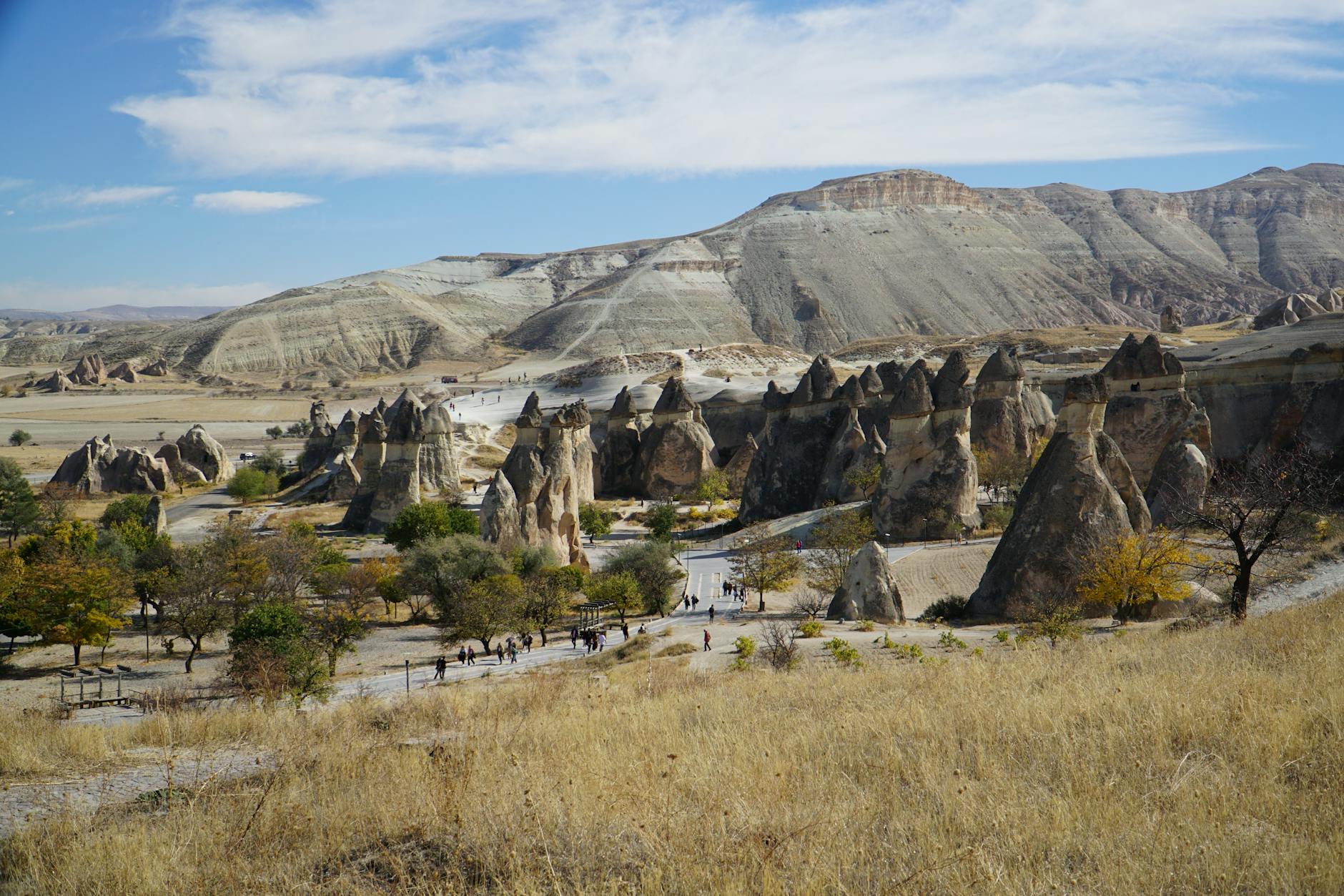 Peri bacaları panoramik manzara